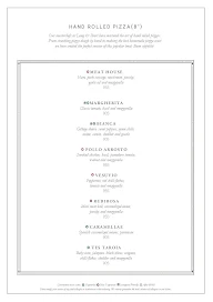 Long & Short - InterContinental menu 8