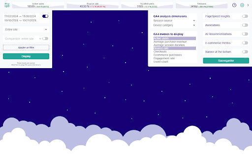 myAnalytics (GA4 on your pages)