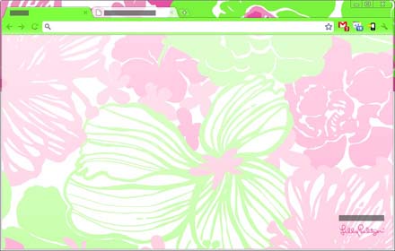 Lilly Pulitzer chrome extension