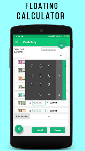 Screenshot Cash Tally - Bank Note Counter