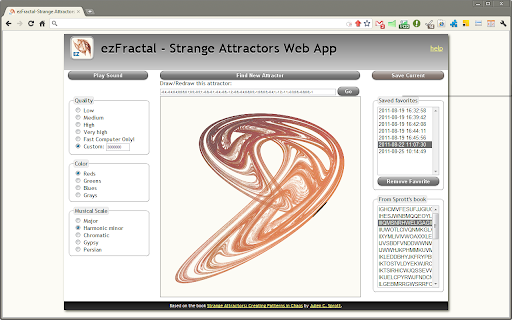 ezFractal - Strange Attractors App