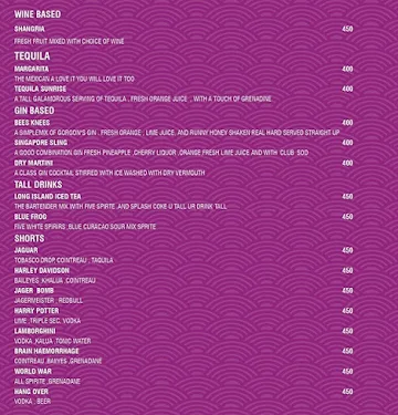 Grill's n Chill's - Barbeque menu 