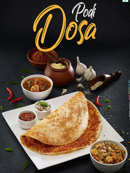 Podi Desi Ghee Masala Dosa