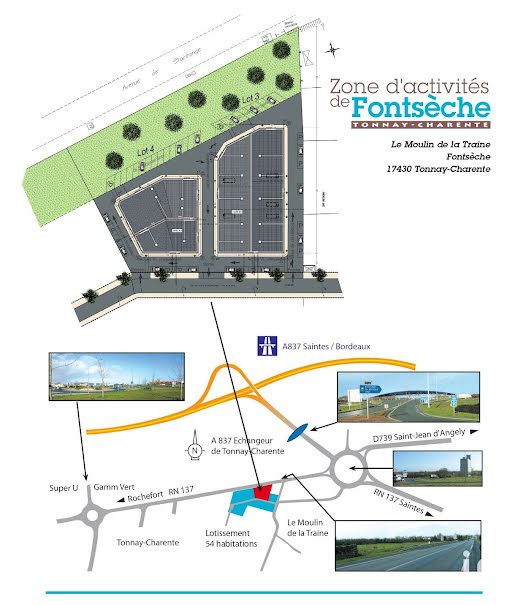 Vente locaux professionnels  276 m² à Tonnay-Charente (17430), 396 776 €