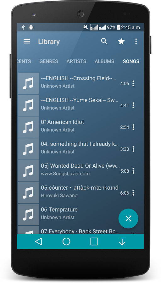    Ghost Music Player Pro- screenshot  