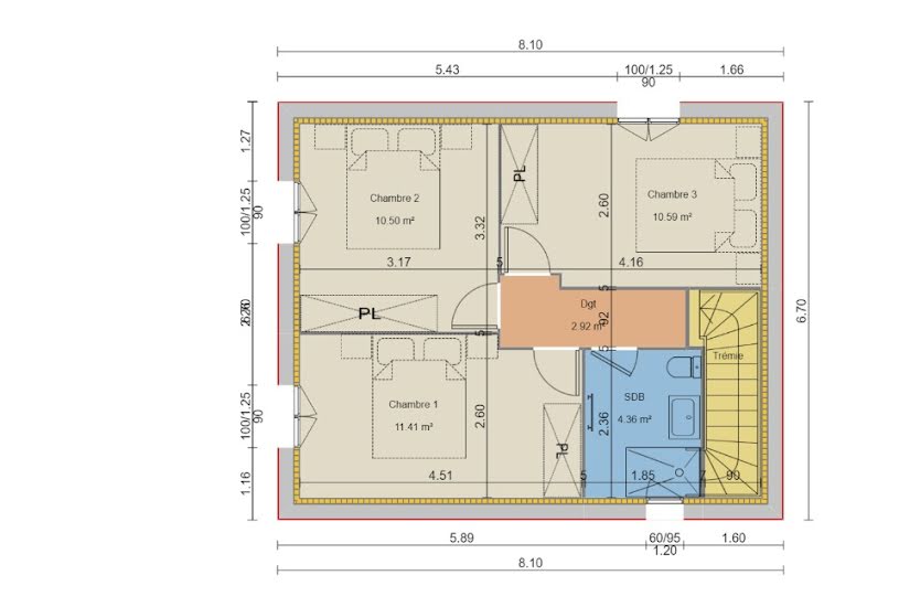  Vente Terrain + Maison - Terrain : 428m² - Maison : 83m² à Saint-Victor-la-Coste (30290) 