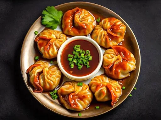 Spinach and Corn Dimsums (Momos) 6 pcs