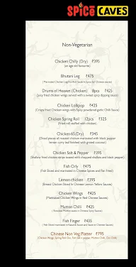 Spice Caves menu 2