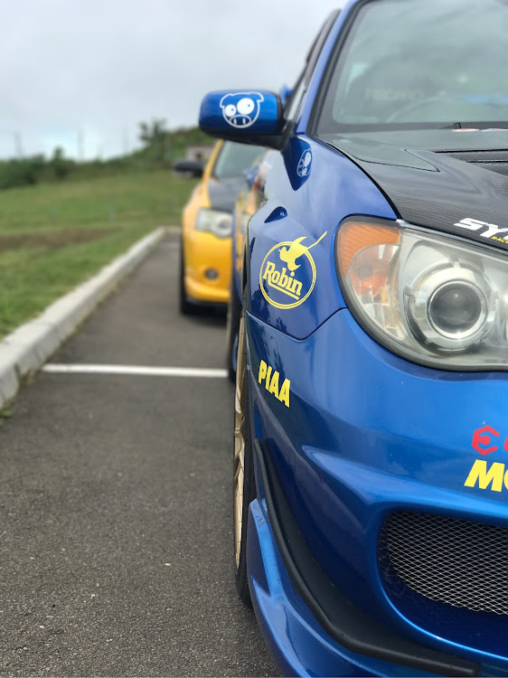 インプレッサ WRX STIのホイール塗装・久保商会・今日も安全運転で！・チームローガン北海道・チームローガンに関するカスタム事例の投稿画像7枚目