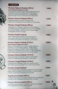 Mota Kababi menu 1