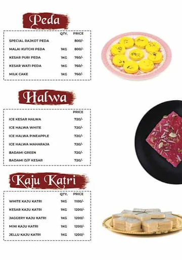 Morbiwala menu 