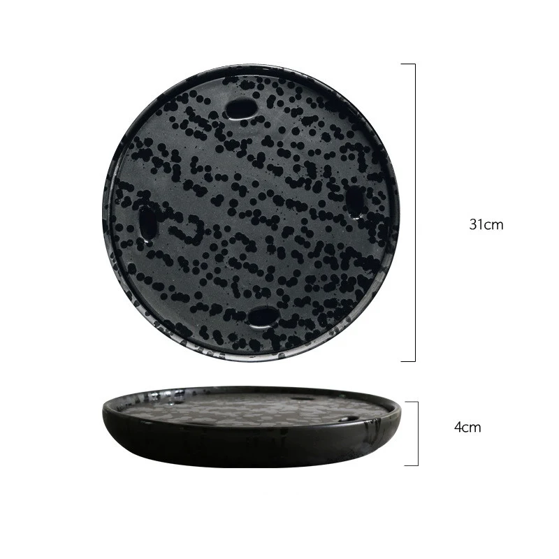 Creatieve Sashimi Dry Ceramic Ice Tray Serveer sashimi perfect gekoeld zonder water. Behoudt textuur en smaak, elegante presentatie voor sushi en meer.