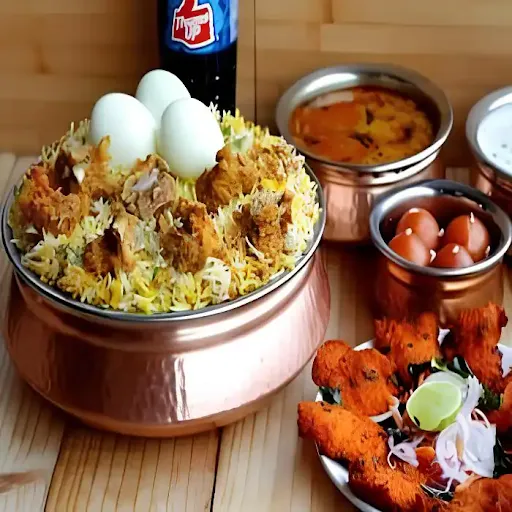 Chicken Biryani + Chicken Manchurian + Cold Drink 250 Ml