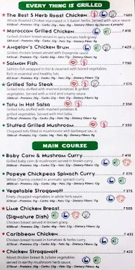 Gyms Kook menu 2