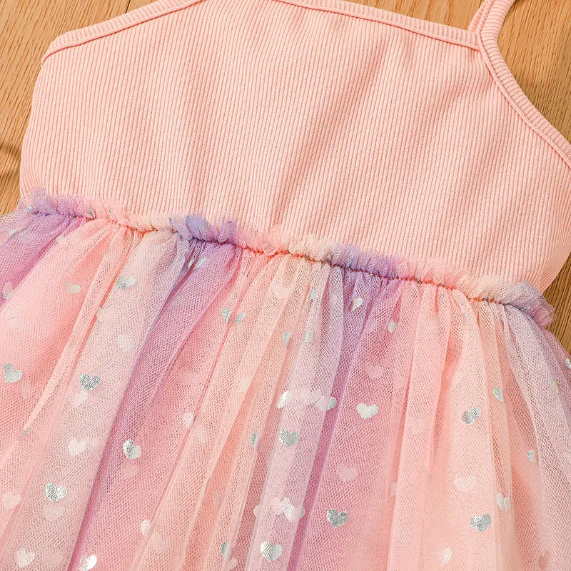 Falda con tirantes de verano para bebé, linda y fresca, ideal para el calor. ¡Comodidad y estilo para tu pequeña!