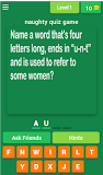 Naughty quiz game