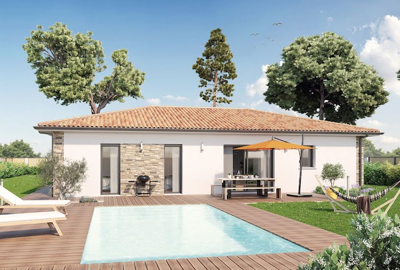  Vente Terrain + Maison - Terrain : 500m² - Maison : 86m² à Le Taillan-Médoc (33320) 