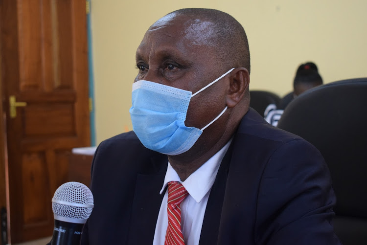 Francis Kiliku when he was vetted for the position of chairmanship of Kitui CPSB by the Kitui County Assembly appointment committee on Thursday.