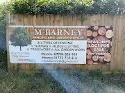 M Barney Fencing and Landscapes Logo