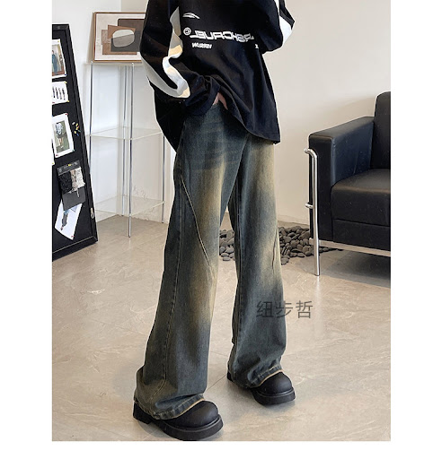 Title 14, Mens Fashion Straight Casual Trousers. Comfort...