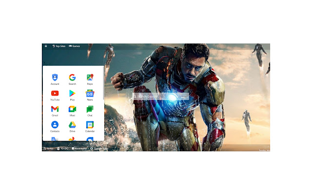 Giao diện Iron Man mới - Iron Man new tab theme: Giao diện Iron Man mới được thiết kế đầy cá tính và thú vị, giúp cho bạn tận hưởng thế giới của Tony Stark ngay trên máy của mình. Với giao diện mới này, bạn sẽ cảm thấy hồi hộp và kích thích hơn khi lướt web hay sử dụng trình duyệt. Hãy tải về và trải nghiệm ngay hôm nay!