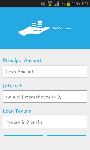 Screenshot Loan EMI Calculator