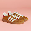 adidas x gucci wmns gazelle mesa / white / red