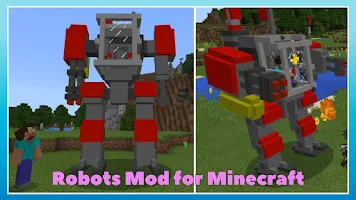 Minecraft PE Mechs and Jetpacks Mod