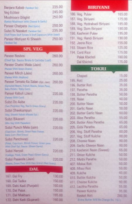 Aditi Fast Food menu 4