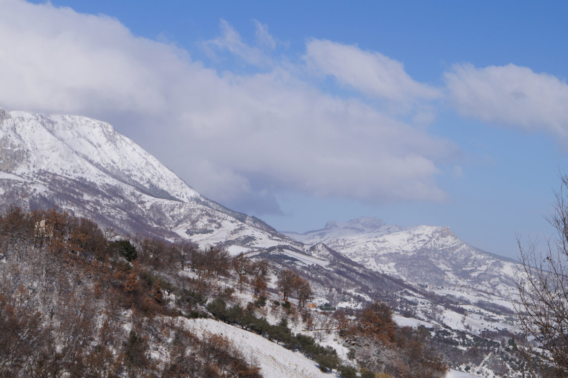 neve sulla montagna di olha.harasymyak