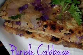 Healthy Purple Cabbage Paratha