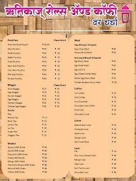 Ritika's Rolls menu 1