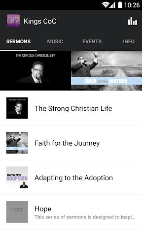 Kings Church of Christ App