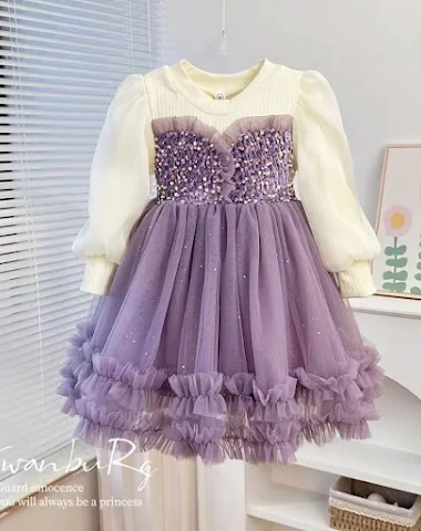 Robe princesse épaisse doublée pola - 0