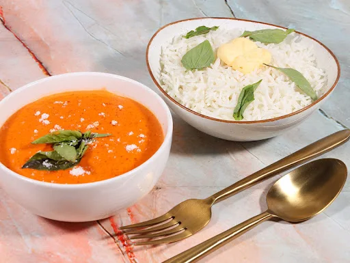 Paneer Red Thai Curry [500 Ml] With Rice [750 Ml]