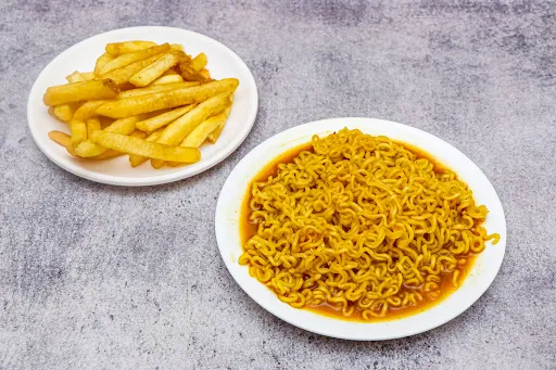 Plain Maggi With French Fries