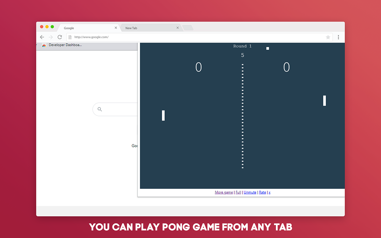 Classic Pong Offline Game for Google Chrome Preview image 3