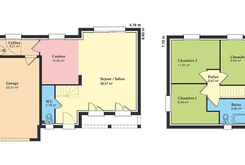  Vente Terrain + Maison - Terrain : 801m² - Maison : 8m² à Deluz (25960) 