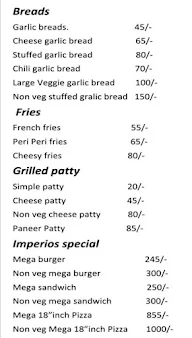 Imperio's Pizza menu 6