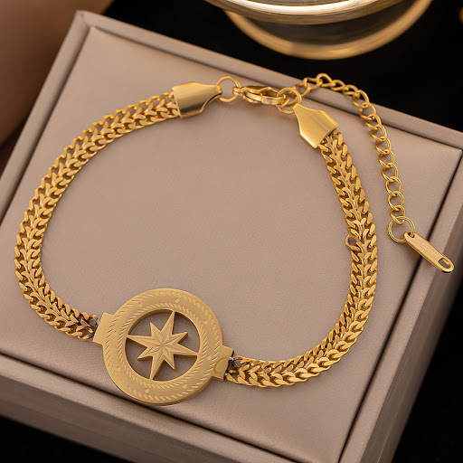 Title 2, Fashion Woven Titanium Steel Bracelet for Women...