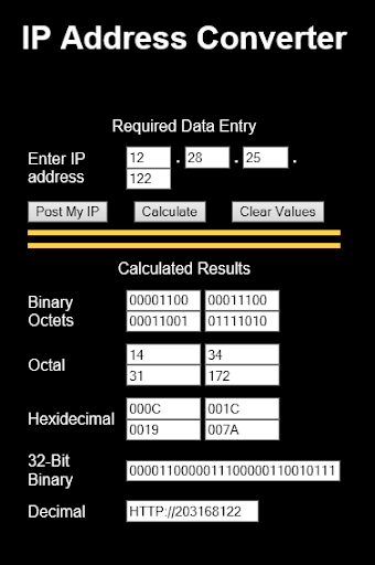 IP Address Converter