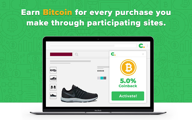 Coinback Click Shop Earn Bitcoin - 