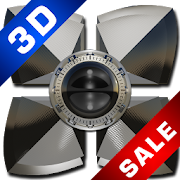 Next Launcher Theme Iron Steel