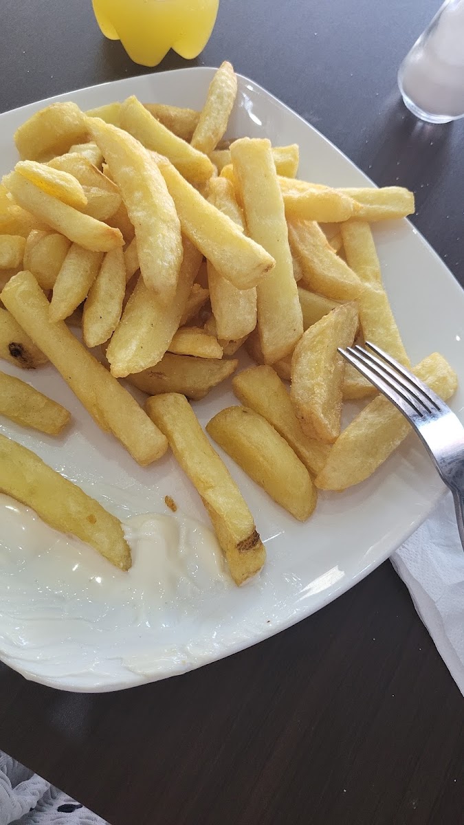 Gluten-Free Fries at Bentleys Fish and Chips