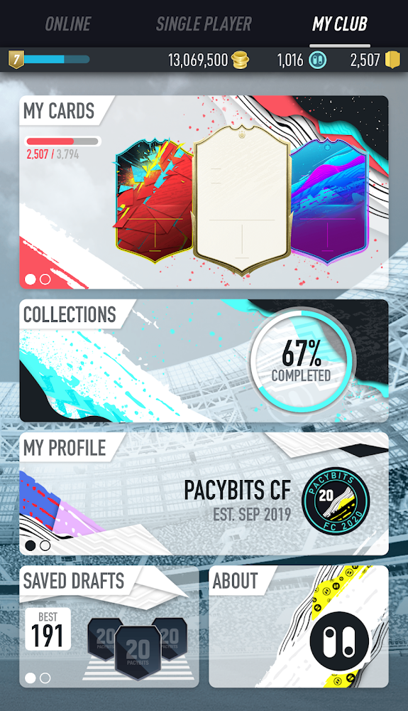 PACYBITS FUT 20(Mod Money)