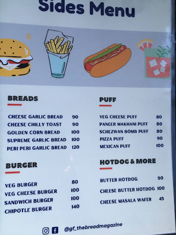 Grilled Food menu 