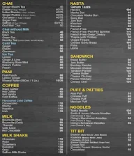 Tea Post menu 1