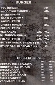 Anand Chowmein menu 3