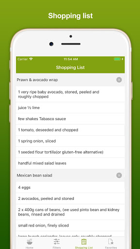 Screenshot Healthy Eating Recipes