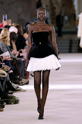 A model walks the runway during the Schiaparelli Haute Couture Spring Summer 2023 show as part of Paris Fashion Week on January 23, 2023 in Paris, France. 